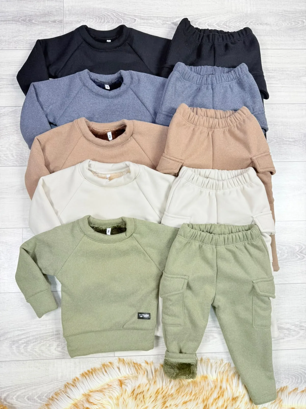 ❄️ CONJUNTO MOMO PELUCHE X CURVA