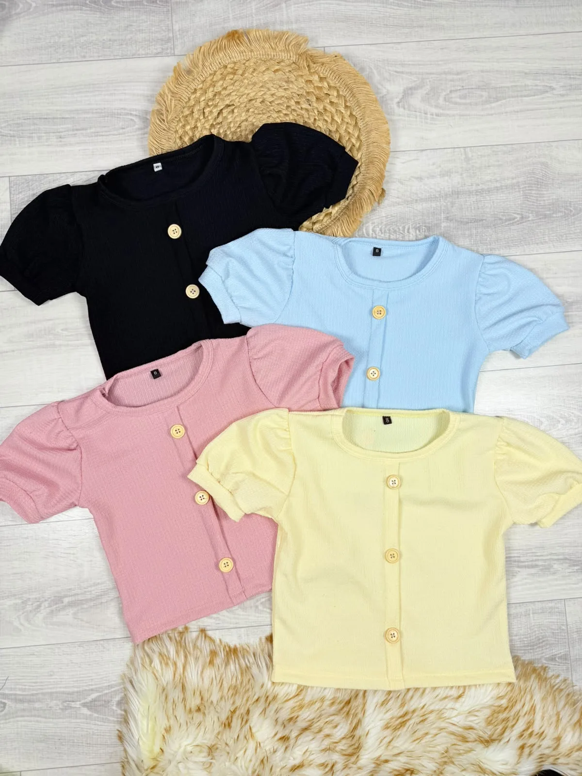 🌸 REMERA BRUNA NIÑA X CURVA